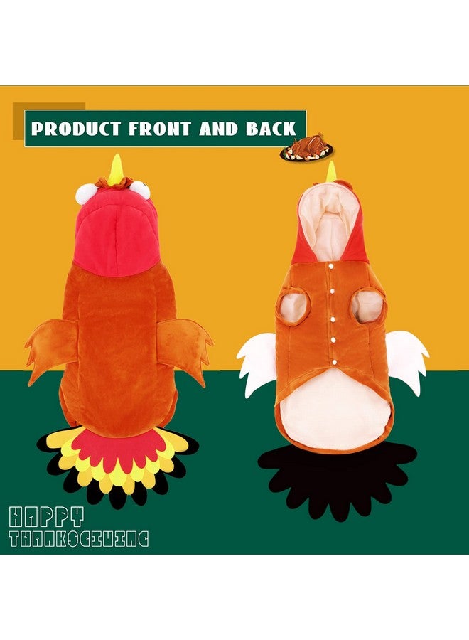 BWOGUE Turkey Dog Costume Thanksgiving Apparel Pet Costume For Dogs And Cats - Image 2