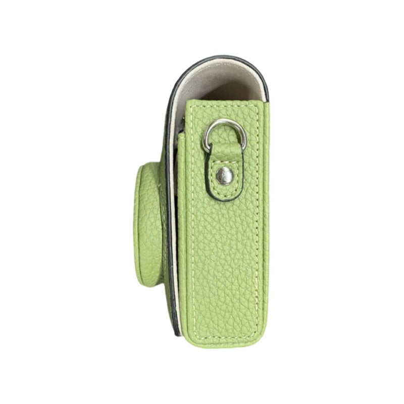 Compact Magnetic Closure Crossbody Camera Bag Adjustable Shoulder Strap For Travel Green - Image 4