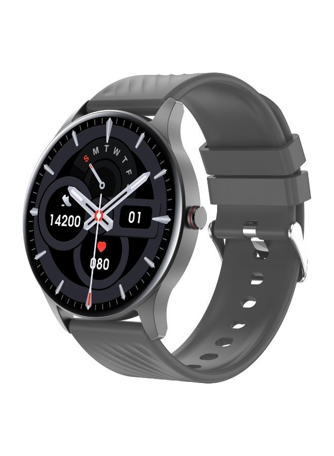 Unisex smartwatch, business smartwatch, waterproof fitness watch, Bluetooth calling, compatible with Android and iOS systems, business watch, zinc alloy vacuum electroplating, heart rate monitoring, silver-gray. - Image 3