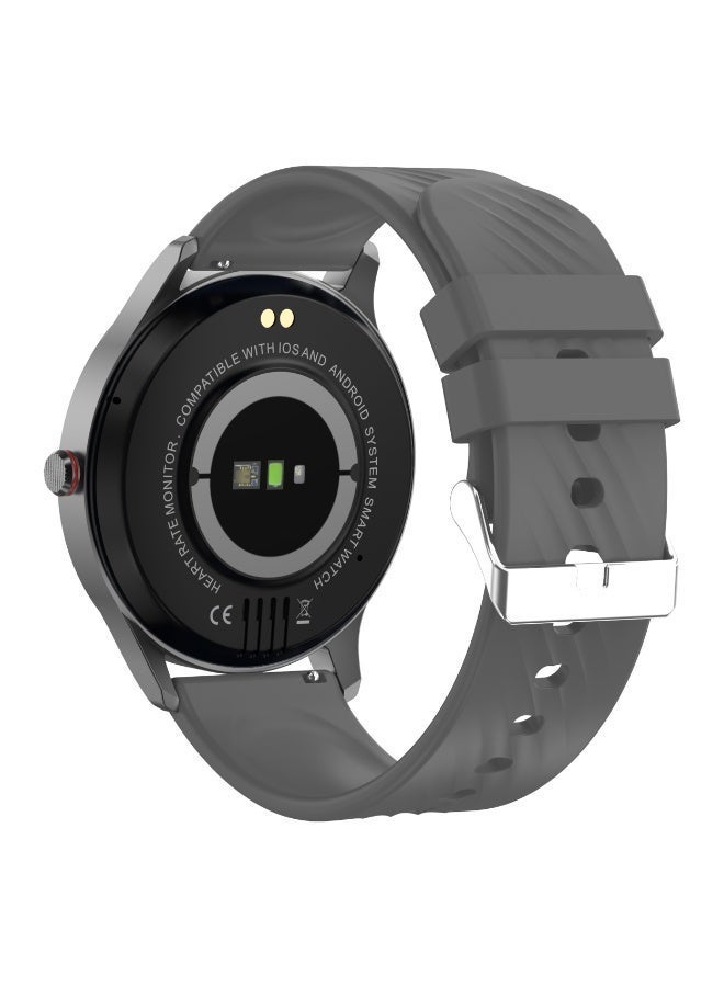 Unisex smartwatch, business smartwatch, waterproof fitness watch, Bluetooth calling, compatible with Android and iOS systems, business watch, zinc alloy vacuum electroplating, heart rate monitoring, silver-gray. - Image 5