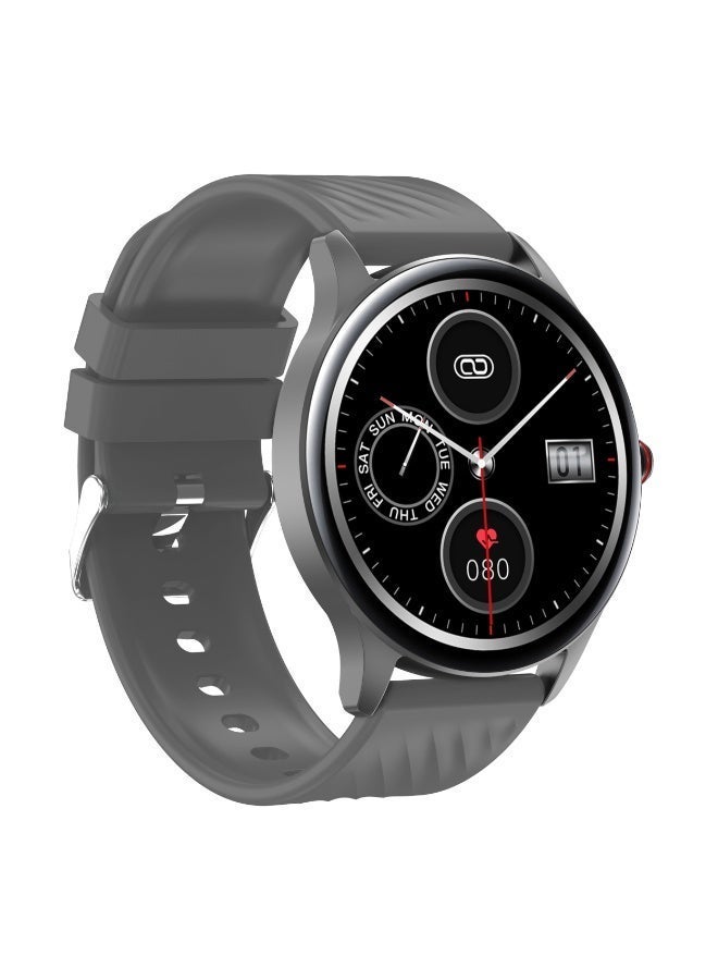 Unisex smartwatch, business smartwatch, waterproof fitness watch, Bluetooth calling, compatible with Android and iOS systems, business watch, zinc alloy vacuum electroplating, heart rate monitoring, silver-gray. - Image 4