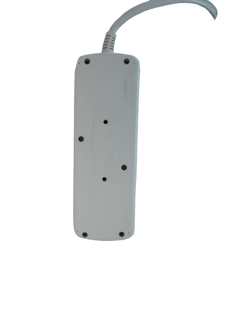 Moha 3-Way Universal Extension Socket – 2 Meter Cable, Single On/Off Switch, Type G UK Plug, 13A 3250W Max, Durable & Child-Safe Power Strip - Image 5