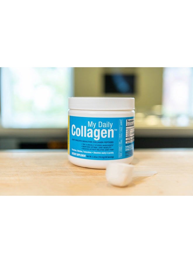 My Daily Collagen: Collagen Peptides Powder with Vitamin C for Joint Support - Perfect for Achy Knees Sore Hands and Knotted Shoulders - Image 4