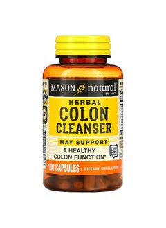 Mason Natural Mason Natural, Herbal Colon Cleanser, 100 Capsules  - Image 1