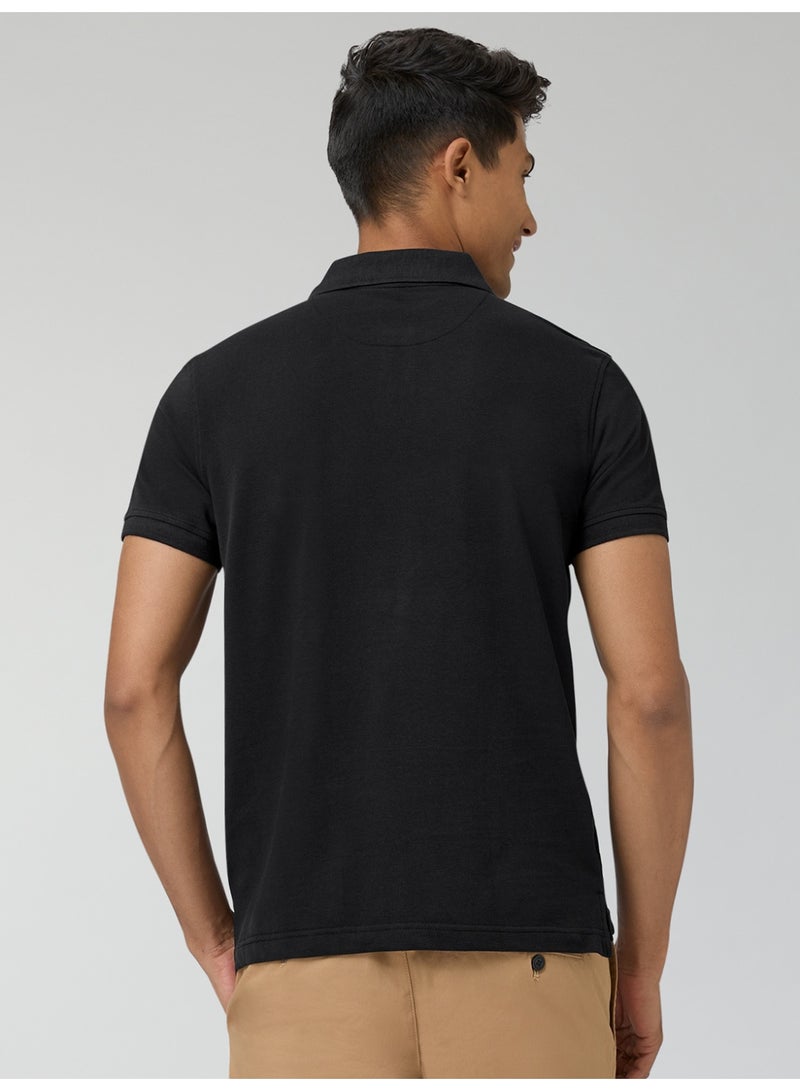 اكس واي اكس اكس تيشيرت بولو رجالي من XYXX، مصنوع من قطن ممشط نقي، بقصة عادية. - Image 2