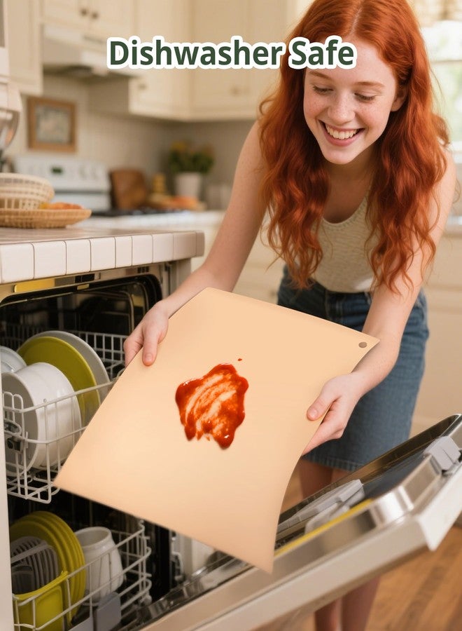 LYNG Bamboo Serving Tray with Handle, Decorative Ottoman Tray for Living Room, Coffee Table, Breakfast in Bed, Candle Display - Image 4
