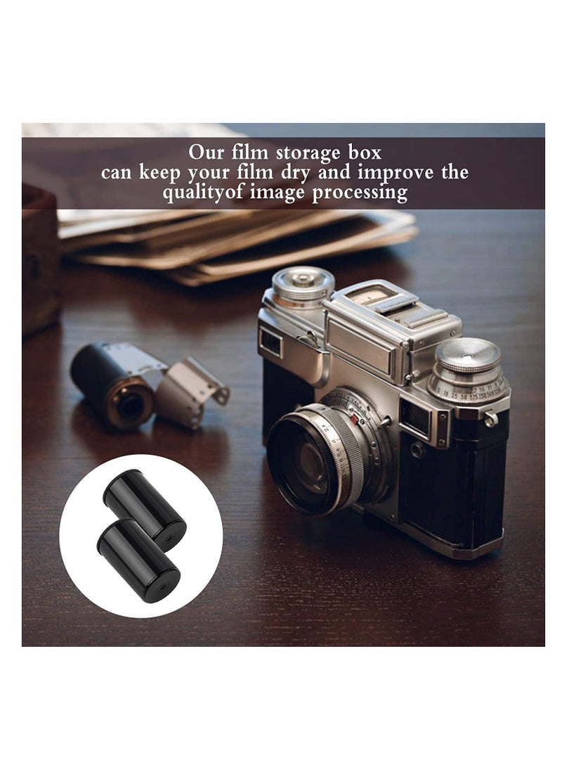 30Pcs Film Canister 35mm Film Cannisters for Science Plastic Film Canister Camera Film Canister with Lids for Scientific Activity Small Accessories Black - Image 3