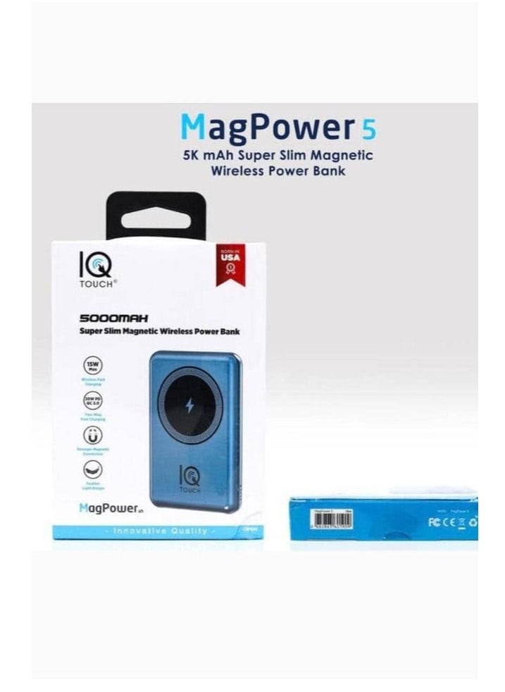 IQ TOUCH - Super Slim Magnetic Wireless Power Bank - Image 1