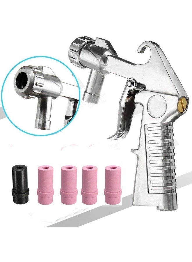Wogoboo  Sand Blaster Kit Blasting Shot Sandblaster Siphon Feed Gun Nozzle Rust Remove Abrasive Sand Blasting for Sandblast Cabinets  - Image 2