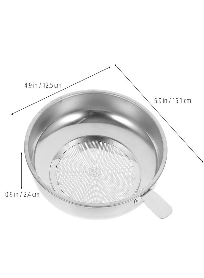 Amosfun Stainless Steel Mesh Filter 5.94X4.92 Inch Fine Oil Strainer and Tea Filter for Cooking Grease and Tea Leaves Kitchen Oil Pot - Image 5