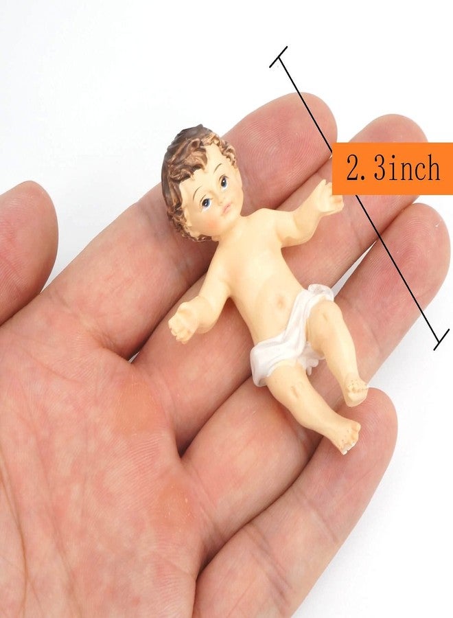 GiftYou Resin Baby Jesus Figurine - Nativity Collectible Statue and Holy Faith Gifts (2.4 inch) - Image 2