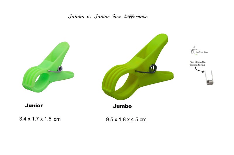 SLA Adi Junior Clothing Drying Stand Friendly Colorful Plastic Cloth Clips Pegs - Pack of 24 - Image 2