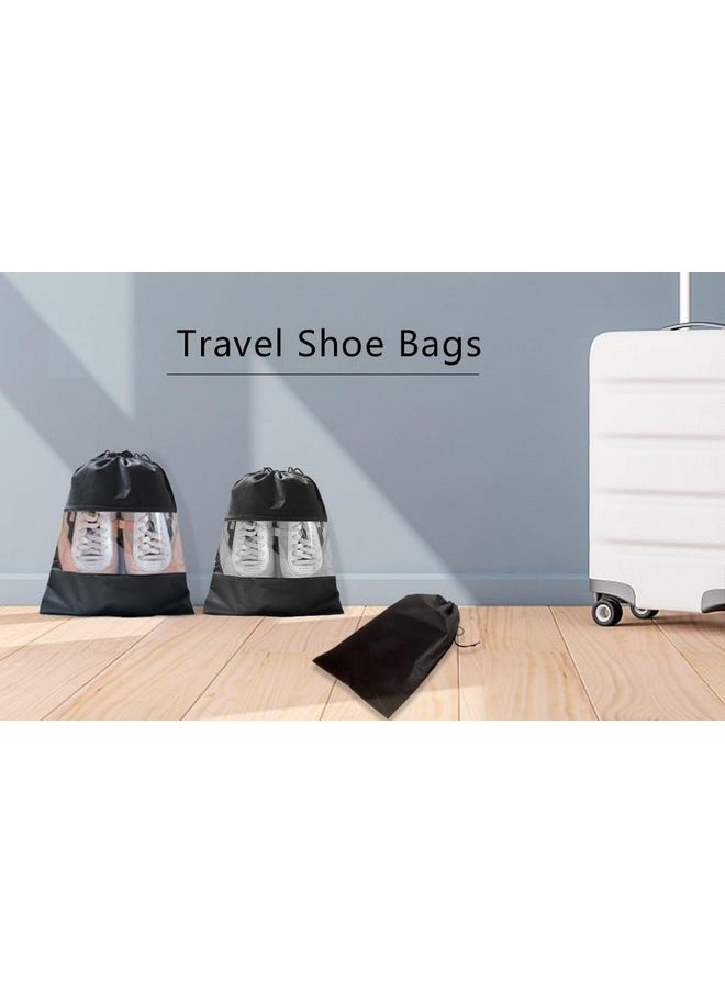 MORADIYA FRESH (LABEL) - MORADIYA FRESH (LABEL) Shoe Bag for Travel & Storage Travel Organizer for Women & Men Travel Accessories Shoe Organizer Shoe Bags Pouches Travel Shoe Cover Essentials, Recyclable Pack of (6) - Image 1
