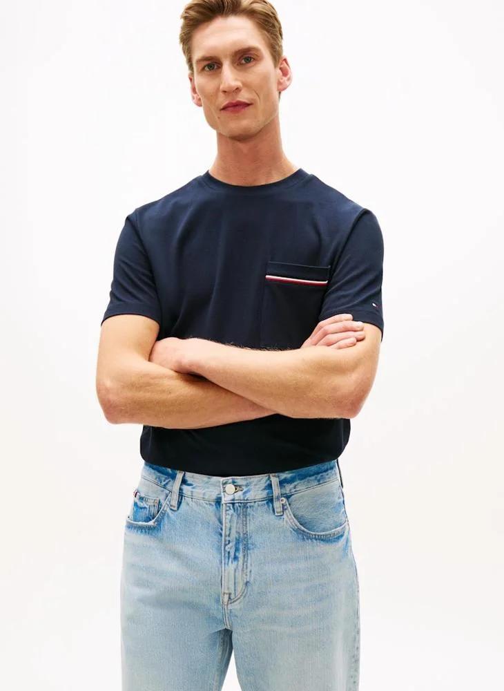 Global Stripe Pocket Pique Jersey T-Shirt