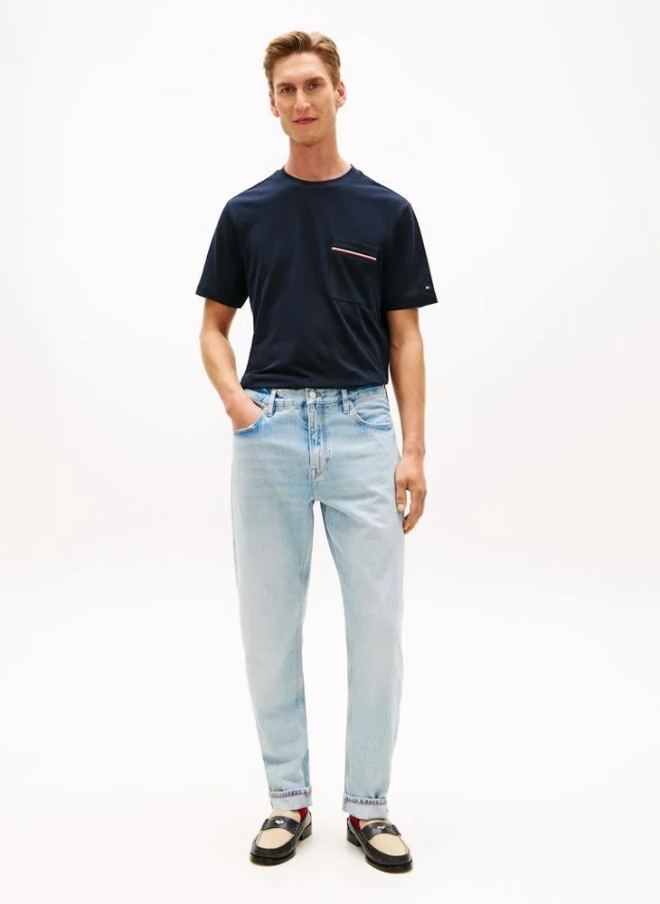 Tommy Hilfiger  Global Stripe Pocket Pique Jersey T-Shirt for Men | Best Price UAE