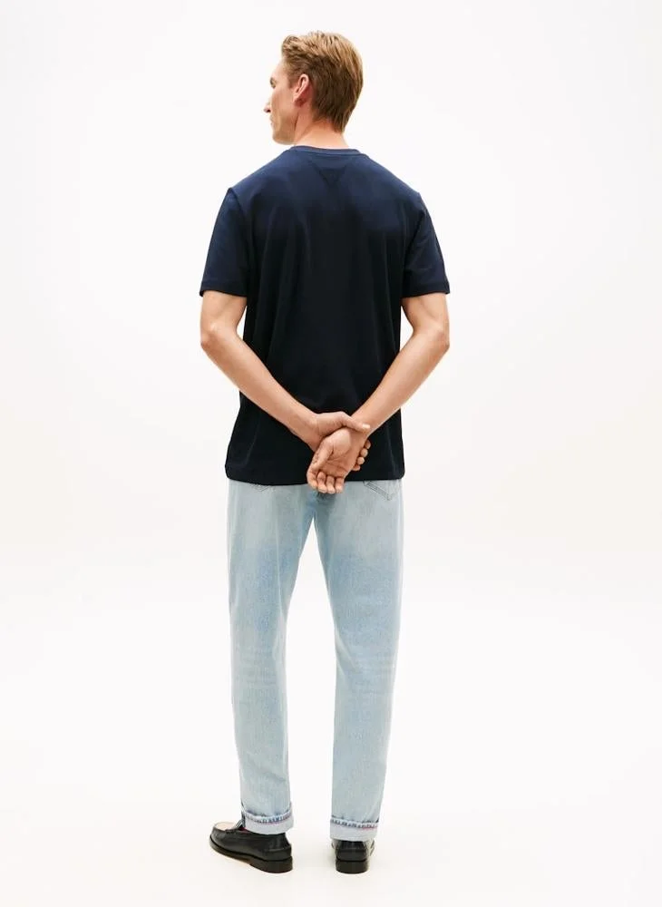 TOMMY HILFIGER Global Stripe Pocket Pique Jersey T-Shirt