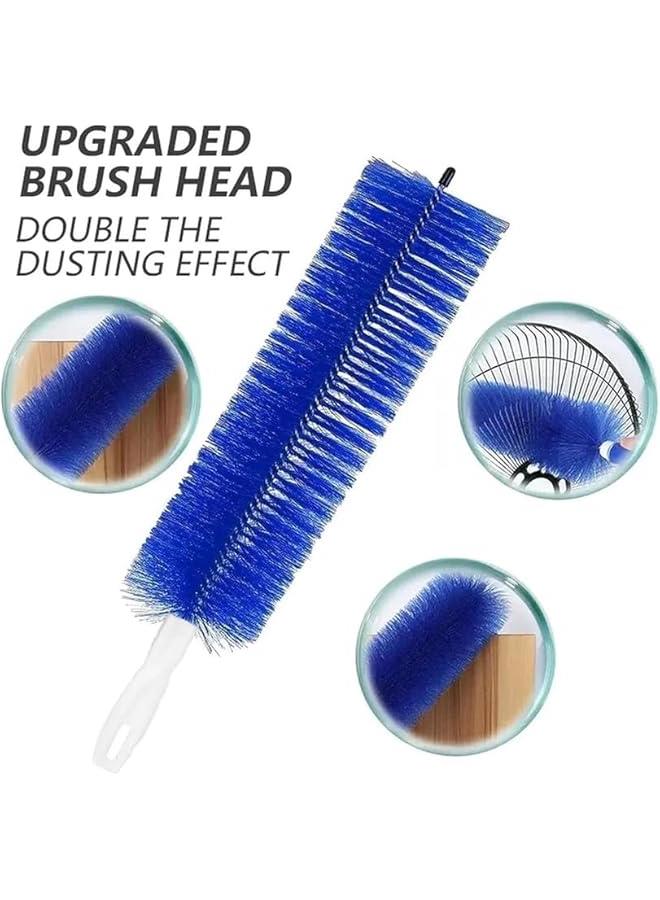 Fan Cleaning Brush, 2024 Upgrade Flexible Fan Dusting Brush Non-Disassembly Fan Cleaning Brush Bendable Fan Cleaner Dust Brush Microfiber Duster for Screen Window Blinds Cobweb Corner Brush - Image 1
