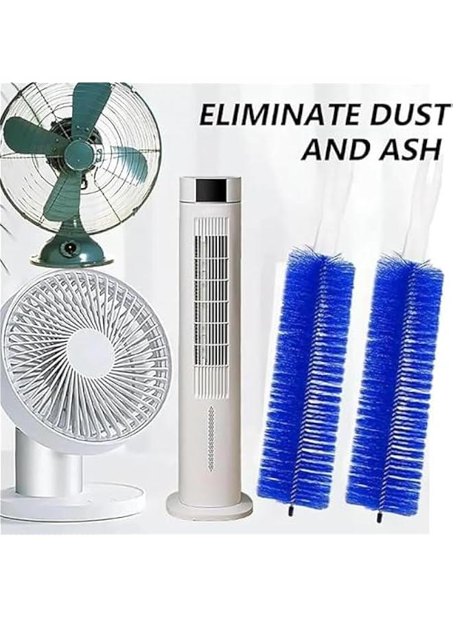 Fan Cleaning Brush, 2024 Upgrade Flexible Fan Dusting Brush Non-Disassembly Fan Cleaning Brush Bendable Fan Cleaner Dust Brush Microfiber Duster for Screen Window Blinds Cobweb Corner Brush - Image 2