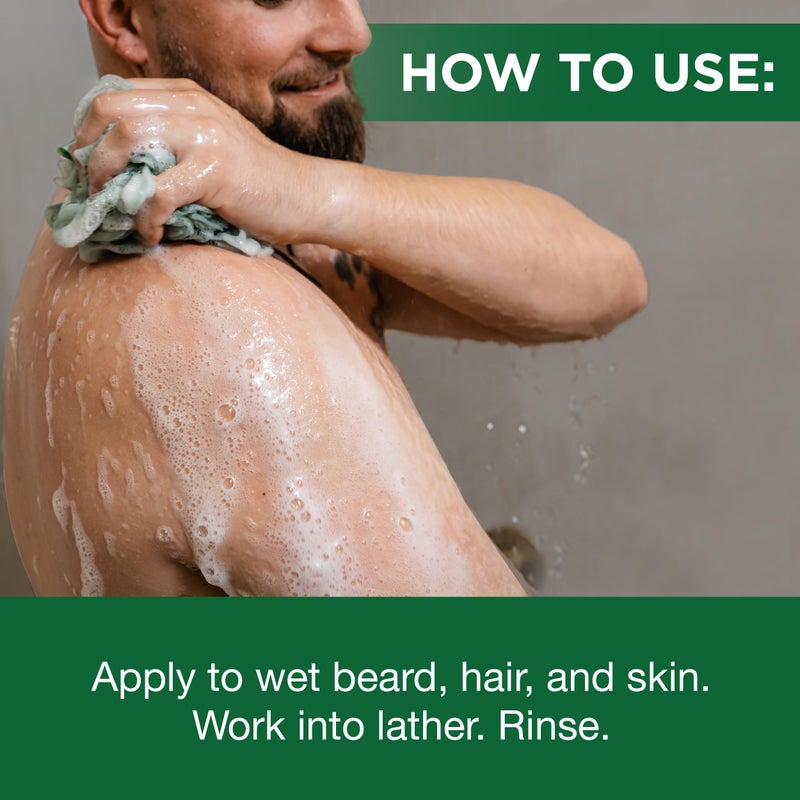 Clubman Pinaud Beard and Body Wash â€“ Refreshing Beard Wash & Dual-Purpose Cleanser for Beard and Skin, Menâ€™s Aftershave, 14.5 fl oz - Image 5