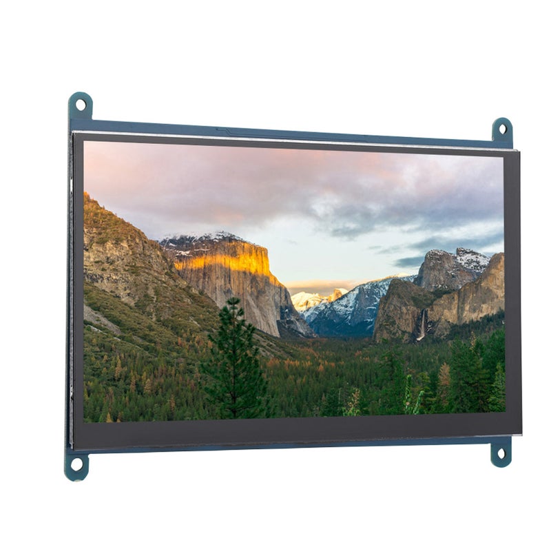 شاشة عرض فائقة الوضوح 1024x600 مع واجهة متعددة الوسائط شاشة LCD بدقة عالية بحجم 7 بوصة وشاشة لمس سعوية مع مناسبة لـ RPi - Image 3