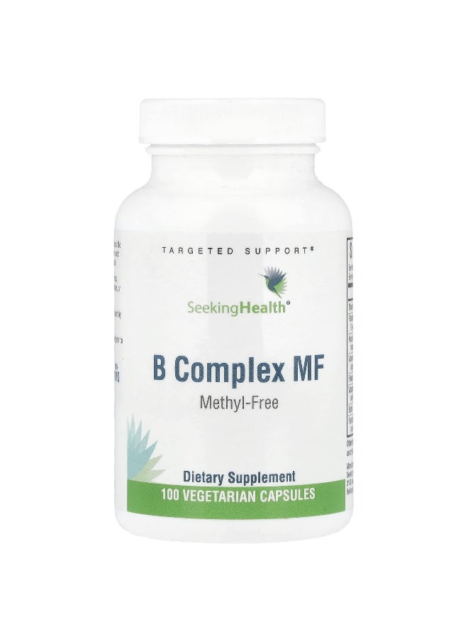 Seeking Health Seeking Health, B Complex MF, 100 Vegetarian Capsules  - Image 1
