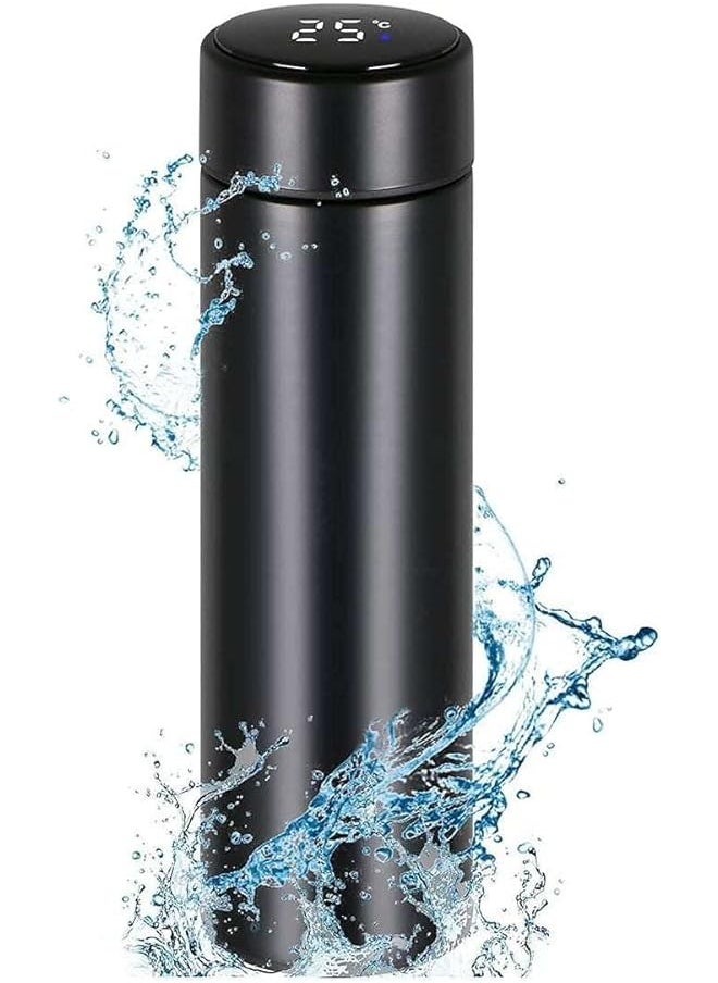 Zaboon - Bottles With Digital Temperature Display Coffee Tea Infuser Bottle Led Thermal Cup Stainless Steelinner304 Outer 201 Sports Automotivetravel Mugbpafree Leak Proof - Image 1
