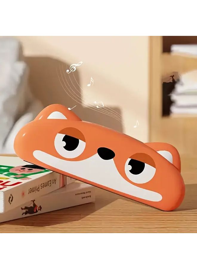 Fox Style Harmonica Toy With Animal Faces Safe Plastic Musical Instrument For Kids - Image 1
