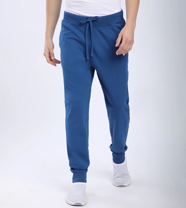 بيفرلي هيلز بولو كلوب بنطلون رياضي بخصر برباط وتفاصيل شعار