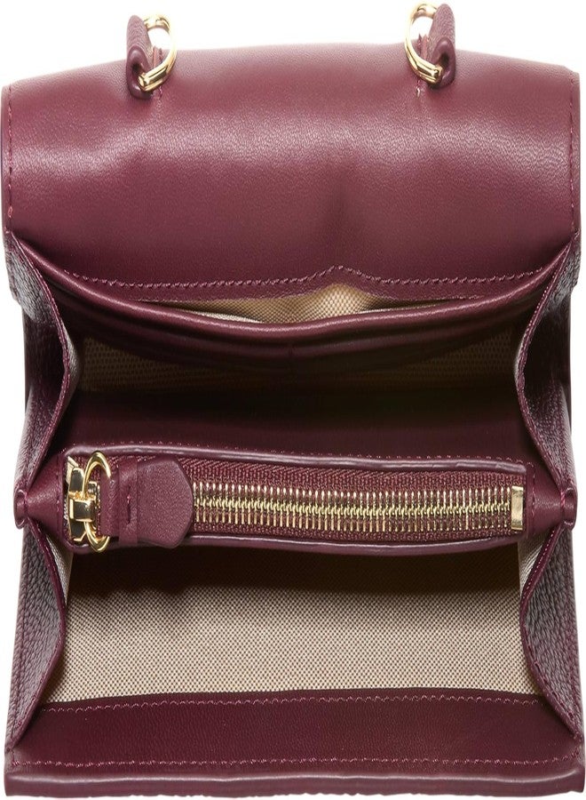 Cole Haan Women's Wallet-On-A-Chain, Black Garnet - Image 3