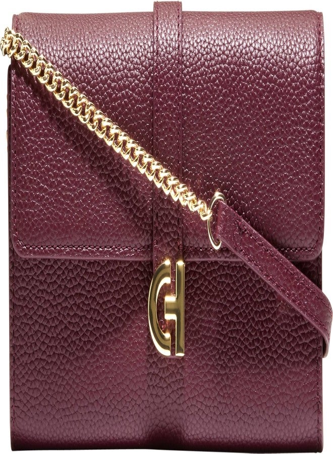 Cole Haan Women's Wallet-On-A-Chain, Black Garnet - Image 1