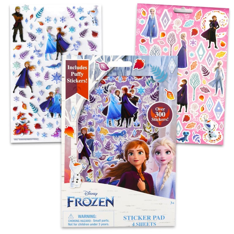 Disney Frozen School Stationery Set - Includes a Portfolio Folder, Notebook, Eraser, Sharpener, Pencils, Stickers and More | Back to School Supplies - Image 4