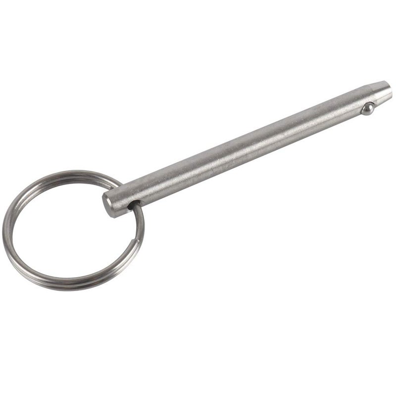 VTurboWay 4 Pack Quick Release Pin, Diameter 1/4"(6.3mm), Overall Length 3"(76mm), Usable Length 2.4"(61mm), Full 316 Stainless Steel, Bimini Top Pin, Marine Hardware - Image 4