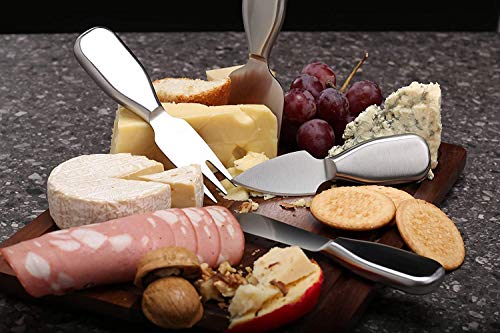 Clarmonde Premium Stainless Steel Cheese Tool Set - 6 Piece Cheese Knife Set - Cut, Spread All Your Favorite Cheeses - Image 2