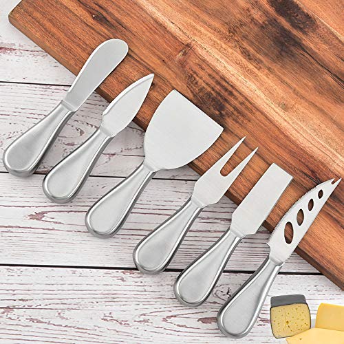 Clarmonde Premium Stainless Steel Cheese Tool Set - 6 Piece Cheese Knife Set - Cut, Spread All Your Favorite Cheeses - Image 3