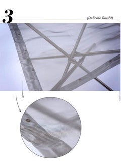 Albawadi Portable Fire Pit Outdoor Mesh Screens Stainless Steel Stand, Fire Place Backyard Wood Burning Camping Fireplace  - Image 3