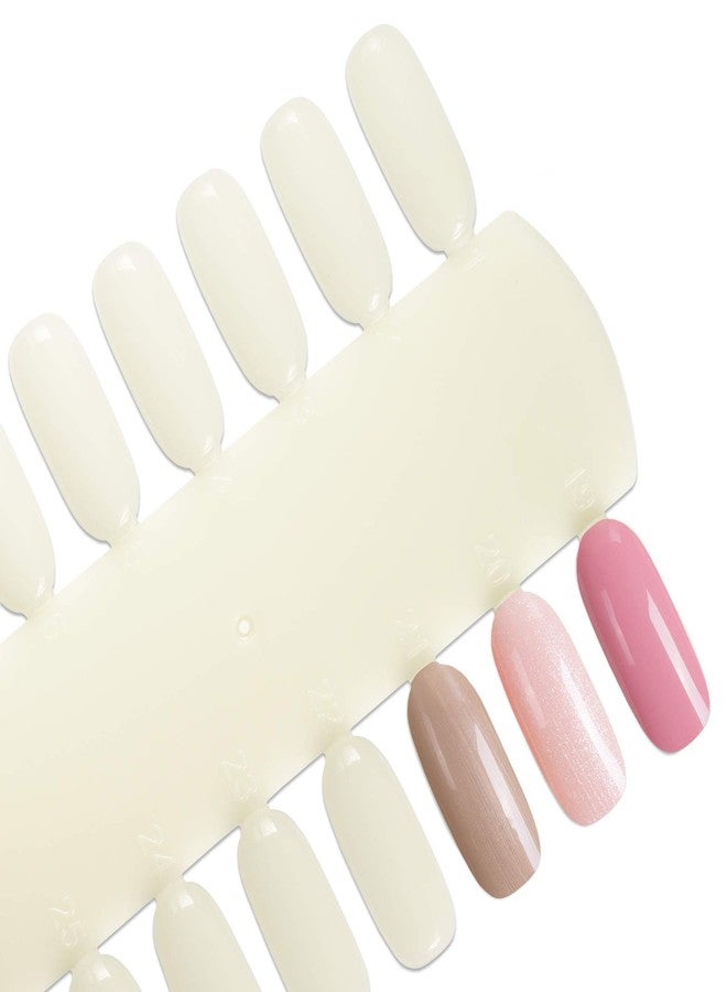 Beauticom 10 Palettes Beauticom 36 Nail Tips Display Board for Nail Art Design Pattern Practice and Swatch Nail Polish Colors(36 Tips Palette (Natural), 10 Pieces) - Image 3