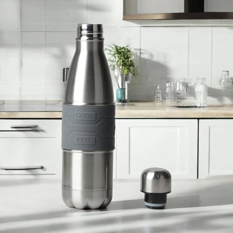 Bister Insulated Stainless Steel Water Bottle Tempsheild Technology 24Hrs Cold 12 Hrs Hot BPA Free Leak Proof Colder Hotter Longer 750 Ml Matt Polishing - Image 3