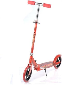 Generic Foldable Jumbo Scooter With Brake - Heavy Duty Metal Body (Red)  - Image 1