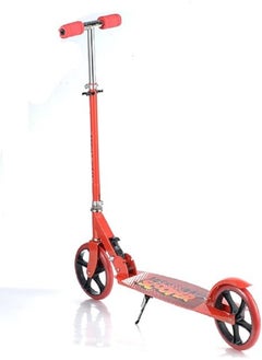 Generic Foldable Jumbo Scooter With Brake - Heavy Duty Metal Body (Red)  - Image 3