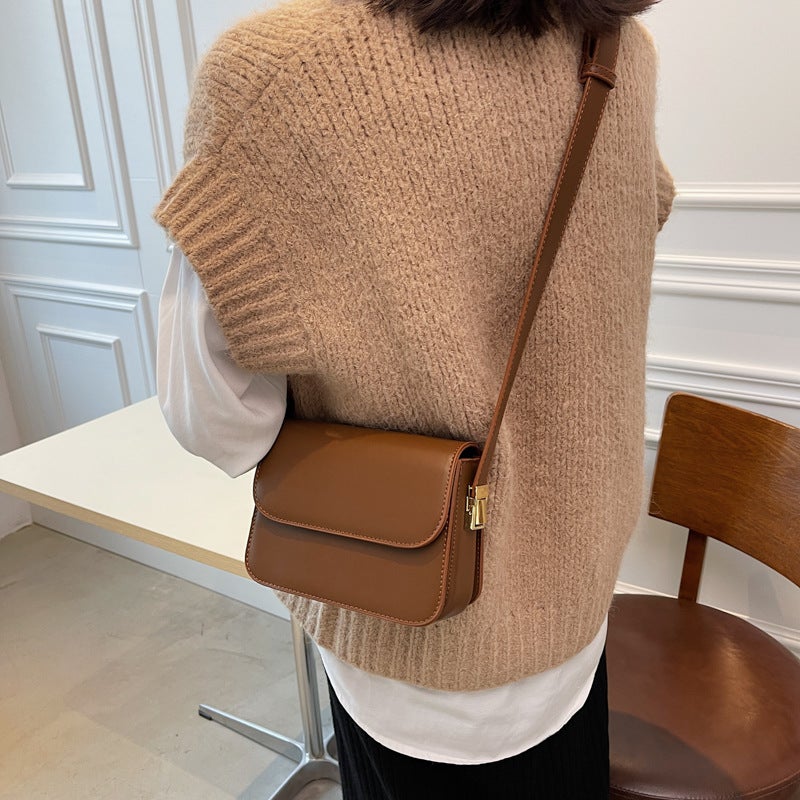 This Year'S Popular Niche Design Bag Women'S Autumn All-Match New 2021 Slung Small Bag High-End Shoulder Small Square Bag - Image 1