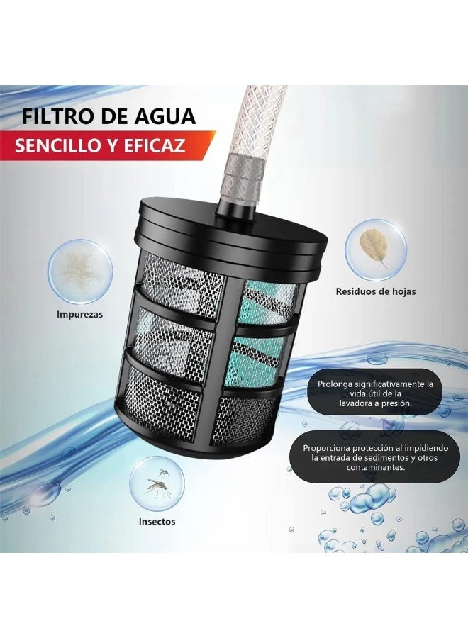 HASHONE 48V Cordless High Pressure Washer Gun, Portable Rechargeable Power Washer, 3 Nozzles, 5m Hose, Electric Handheld Cleaner for Car, Bike and Garden - Image 4