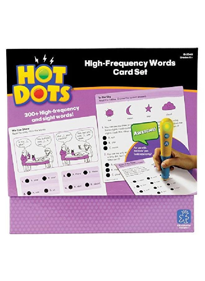 Hot Dots Highfrequency Words Card Set 300+ Words Homeschool Learning Workbooks Reading Success Ages 5+ - pzsku/Z2266C138D8AFD142B1F7Z/45/_/1652723659/5c219711-9722-4864-b3b5-65e5eec2ab6a