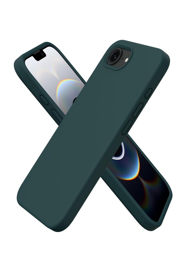 DUSALA iPhone 16e Case Cover Premium Silicone with Soft Microfiber Lining Anti-Scratch Shockproof Protective Phone Cover for iPhone 16e 6.1-inch - Image 1