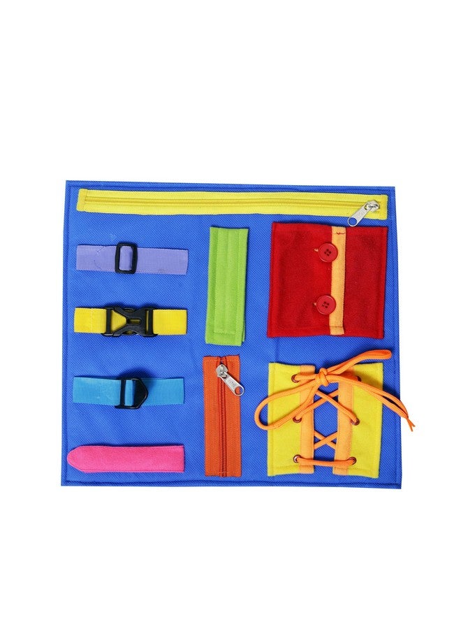 Toodles Learnings Fine Motor Skills Toy with Zippers & Buckles Develop Fine for Kids (2-5 Years) Multicolor - Image 1