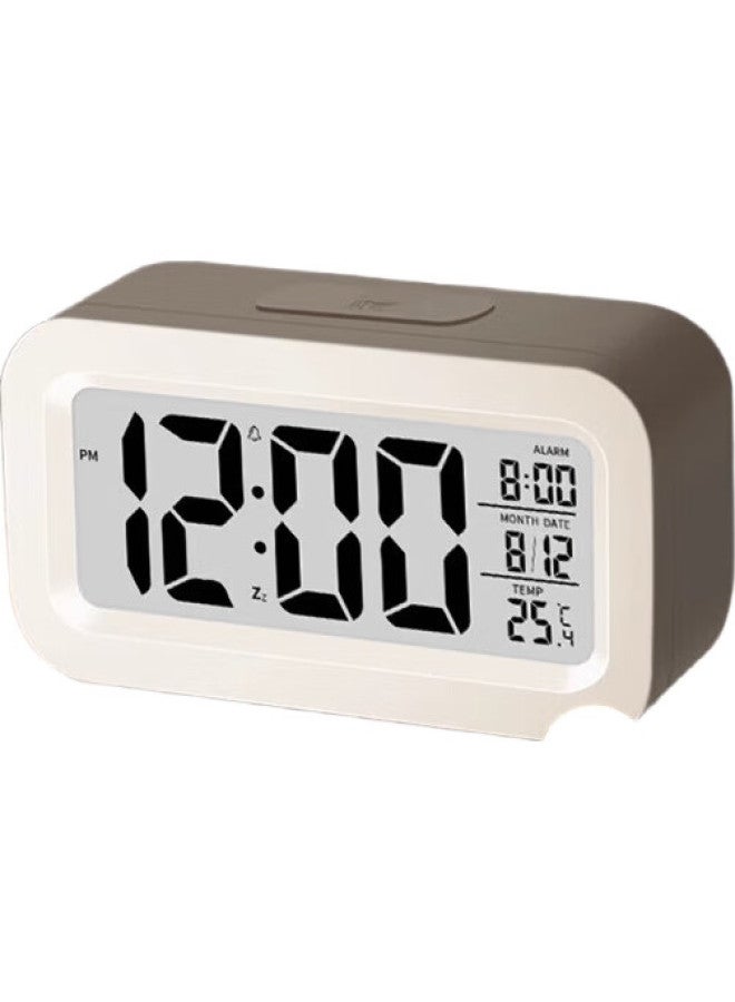 YAJIA Alarm Clock For Students, Electronic Alarm Clock, Silent Clock, Multi-Function Lcd Light-Sensing Alarm Clock For Students Who Love To Sleep - Image 3