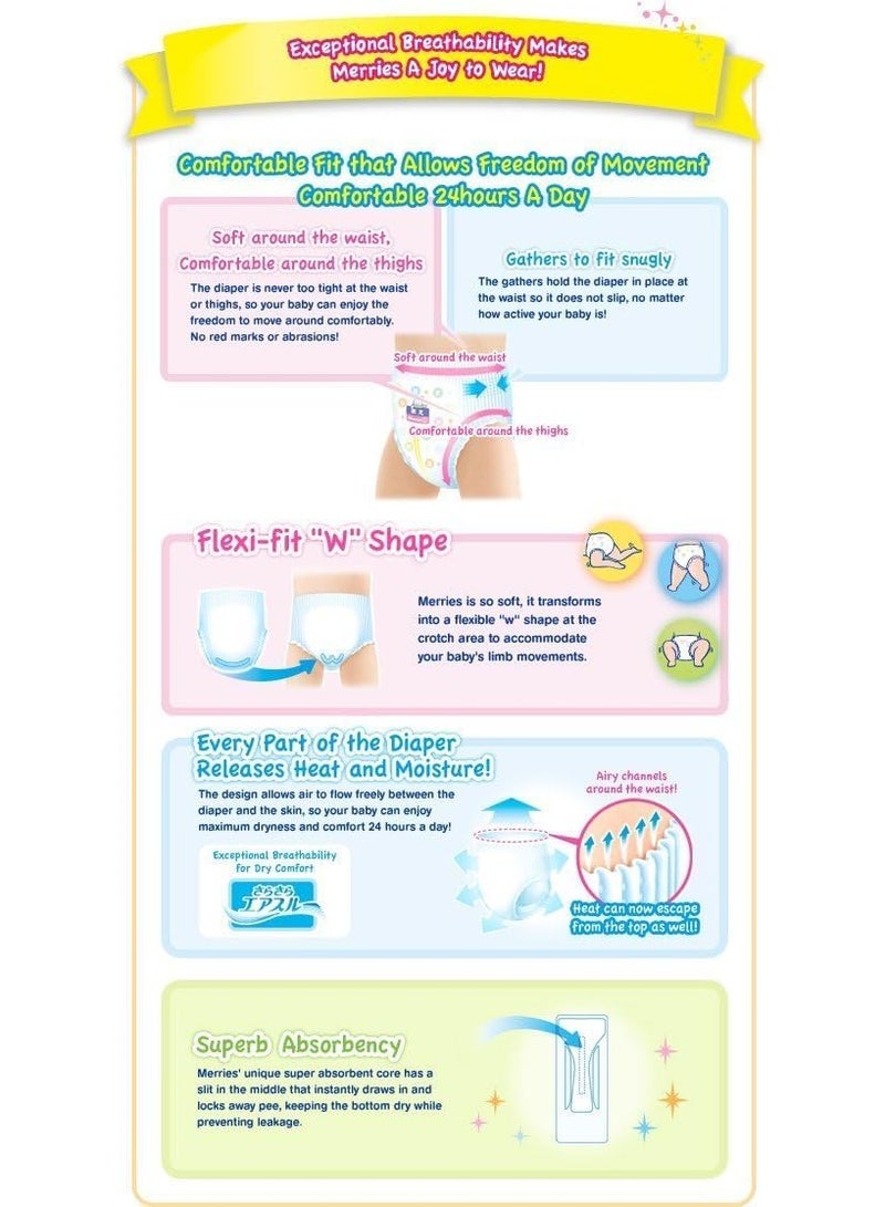 Merries Kao Diapers  S82 4-8kg - Image 4