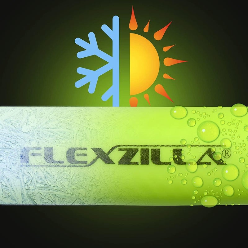 Flexzilla Air Hose with ColorConnex Industrial Type D Coupler and Plug, 3/8 in. x 25 ft., Heavy Duty, Lightweight, Hybrid, ZillaGreen - Image 4