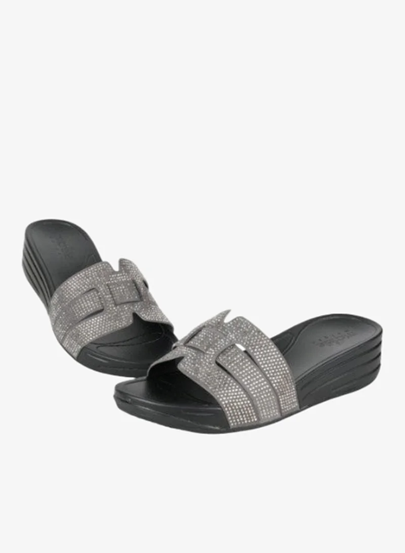 Michelle Morgan Pewter 092-3024 Michelle Morgan Ladies Casual Sandals 414RJ901 Pewter for Women | Best Price UAE