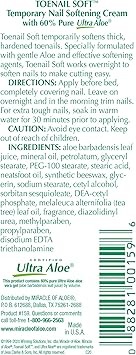 Miracle of Aloe Toenail Soft 60 UltraAloe Temporary Nail Softening Cream 283g - Image 2