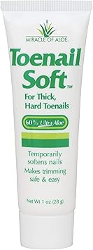 Miracle of Aloe Toenail Soft 60 UltraAloe Temporary Nail Softening Cream 283g - Image 1